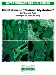 Meditation on Divinum Mysterium Orchestra sheet music cover Thumbnail